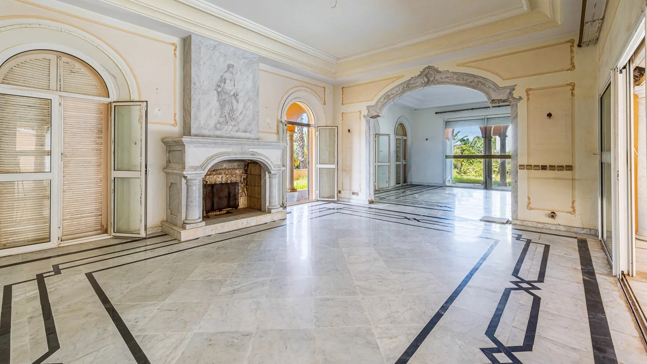 Le salon en marbre